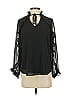 Catherine Malandrino 100% Polyester Black 3/4 Sleeve Blouse Size XS - photo 1