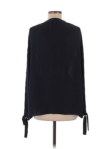 Vince. Long Sleeve Silk Top (view 2)