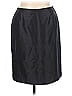 Le Suit 100% Polyester Solid Black Formal Skirt Size 14 - photo 1