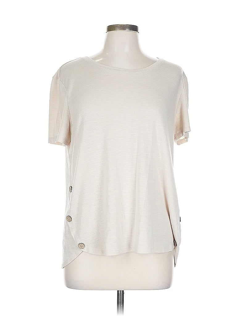 Pre-owned Tribal Short Sleeve T-shirt In White