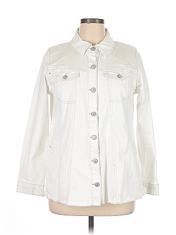LOGO by Lori Goldstein Denim Jacket (view 1)
