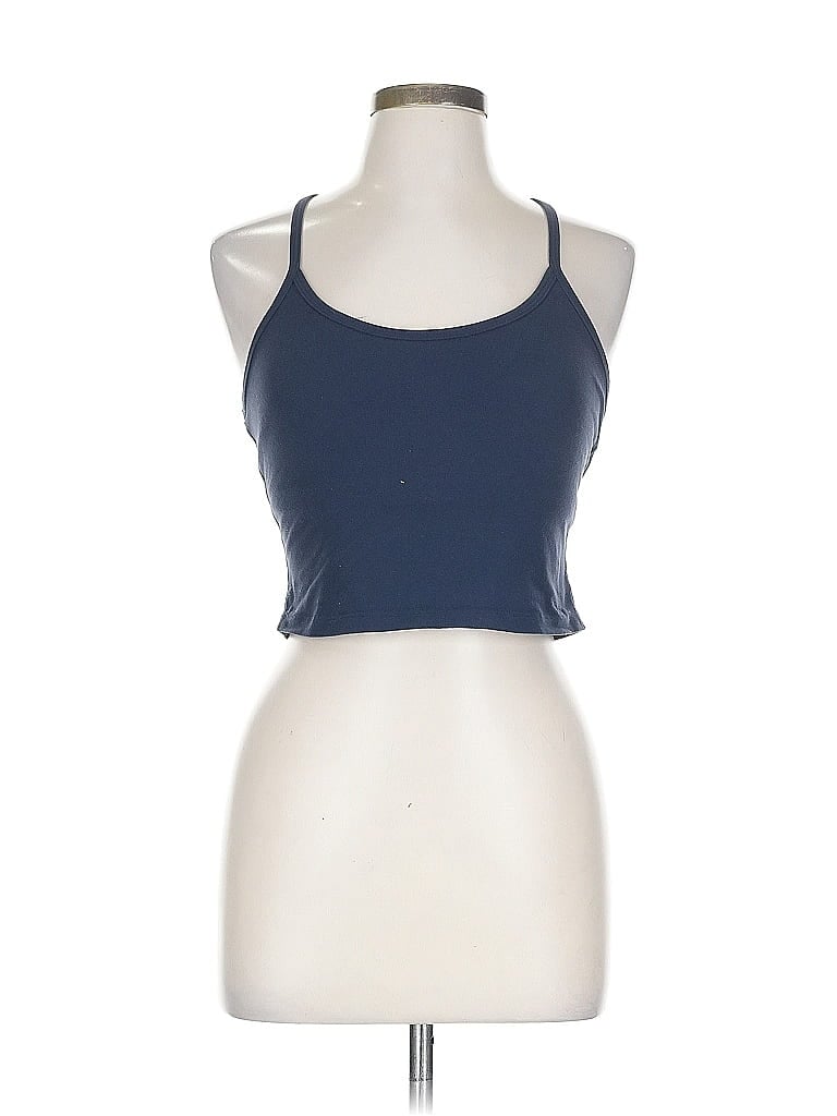 Click to view more detailed imagery on our partner's website Pre-owned Unbranded Tank Top Blue Halter Neckline Tops