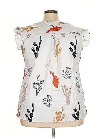 Shein Curve Sleeveless Blouse (view 2)