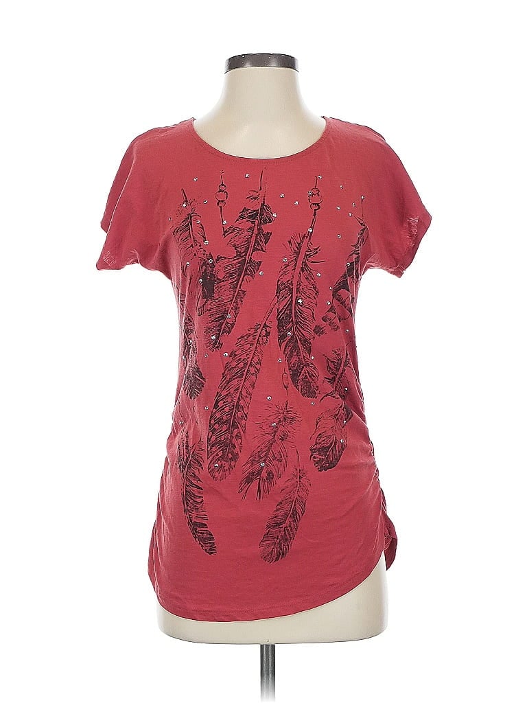 Mystree Red Short Sleeve Top Size S - photo 1