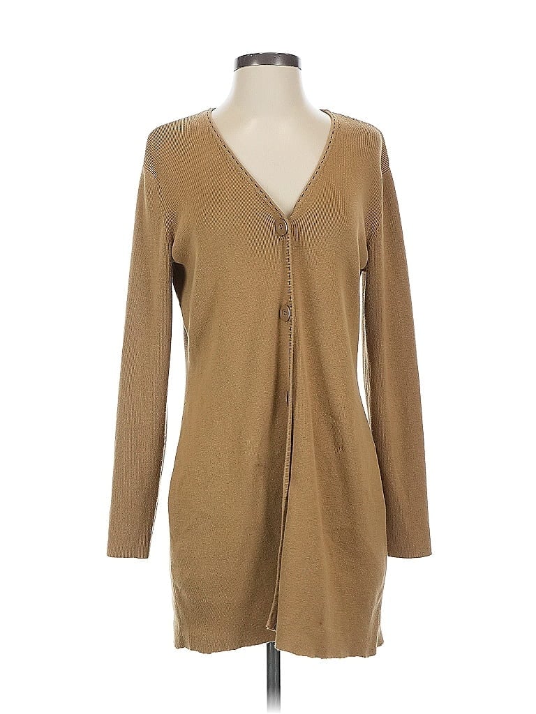 Pre-owned Coldwater Creek Cardigan Sweater In Brown