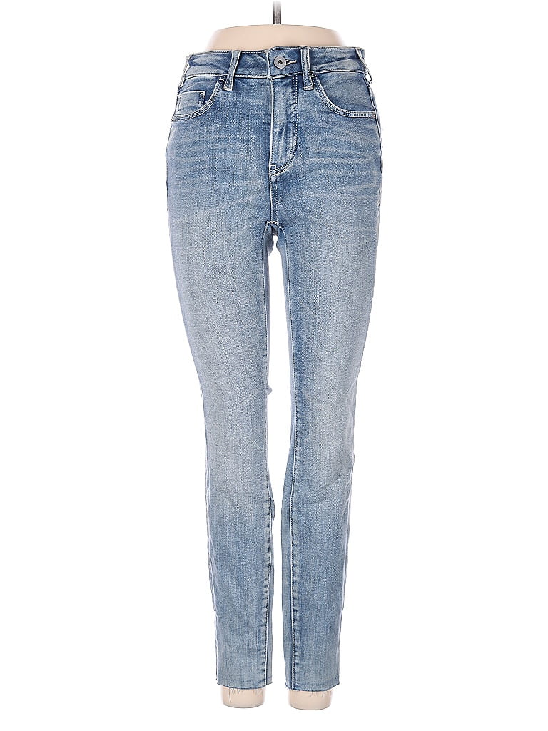 Pre-owned Pilcro And The Letterpress Jeans In Blue