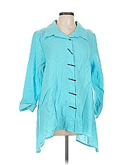 Habitat 3/4 Sleeve Button Down Shirt