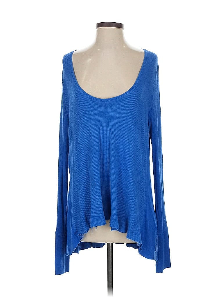 Pre-owned We The Free Pullover Sweater In Blue