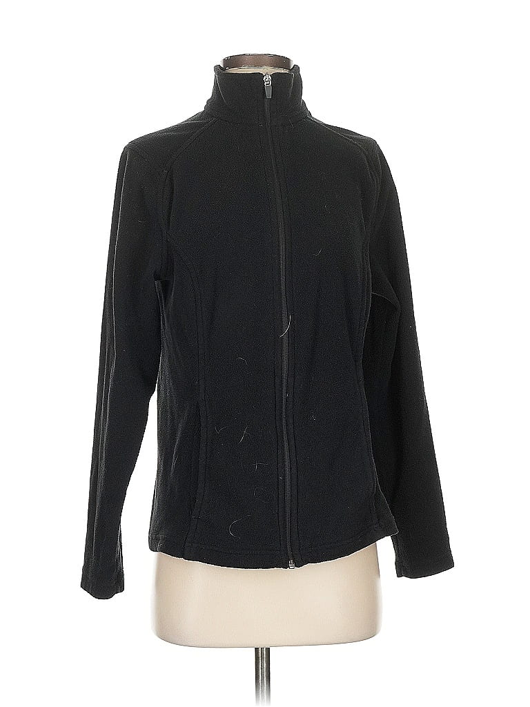 Click to view more detailed imagery on our partner's website Pre-owned Lands' End Fleece Jacket In Black