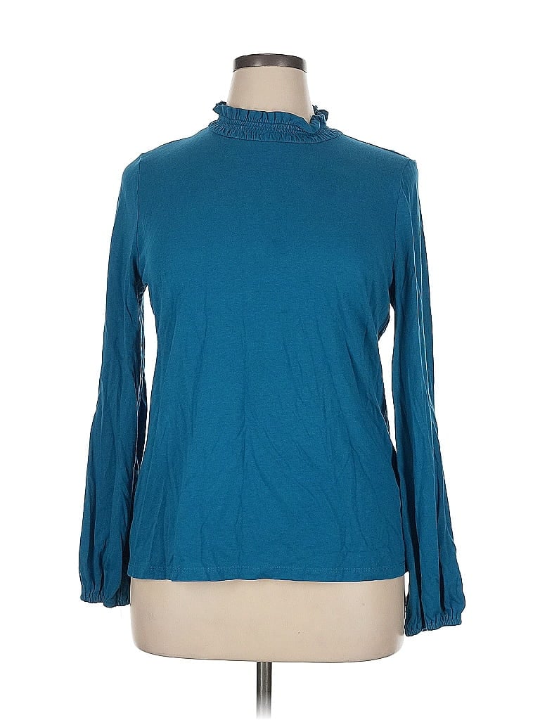 Talbots Outlet Teal Long Sleeve Turtleneck Size XL - photo 1