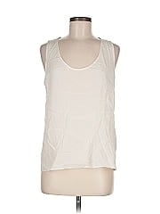 St. John Sleeveless Silk Top