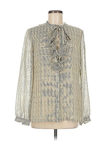 Tory Burch Long Sleeve Silk Top (view 1)