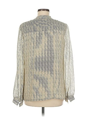 Tory Burch Long Sleeve Silk Top (view 2)