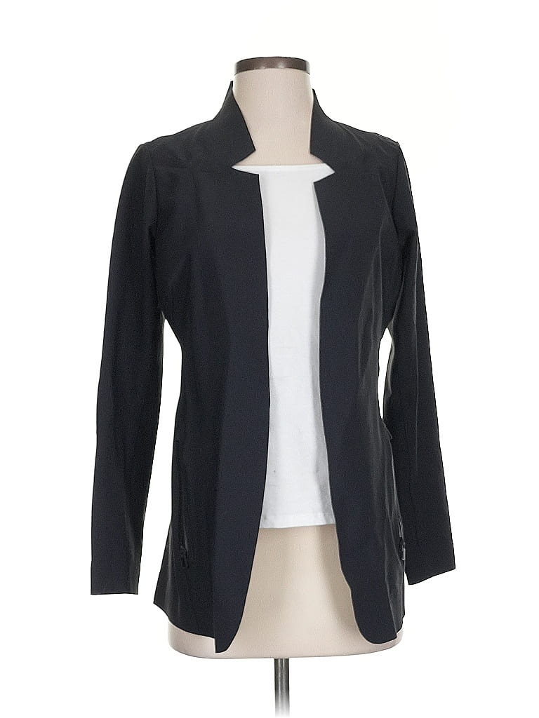 Click to view more detailed imagery on our partner's website Pre-owned Athleta Blazer Jacket In Black