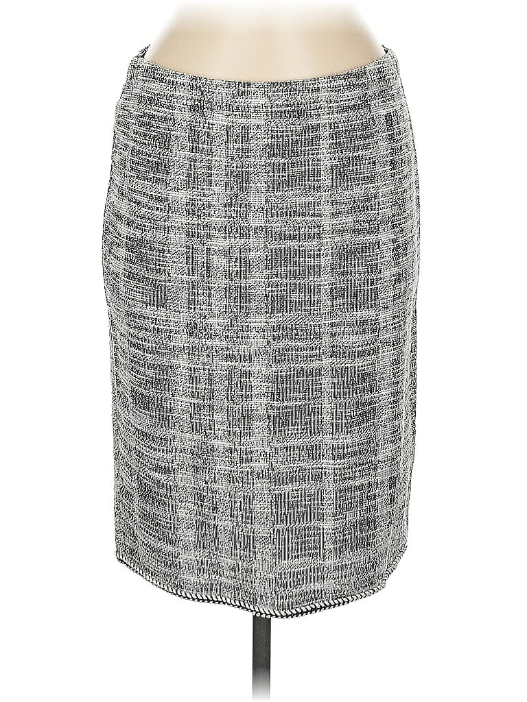Pre-owned Max Studio Formal Skirt In Gray
