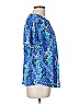 Isaac Mizrahi LIVE! Blue Short Sleeve Blouse Size M - photo 3