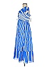 Tanya Taylor 100% Cotton Stripes Blue Casual Dress Size 6 - photo 4