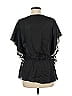Everly 100% Polyester Black Short Sleeve Blouse Size M - photo 2