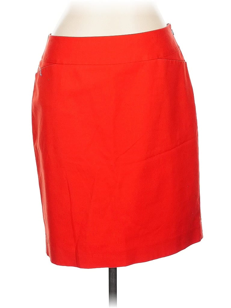 Pre-owned Halogen Formal Skirt In Red