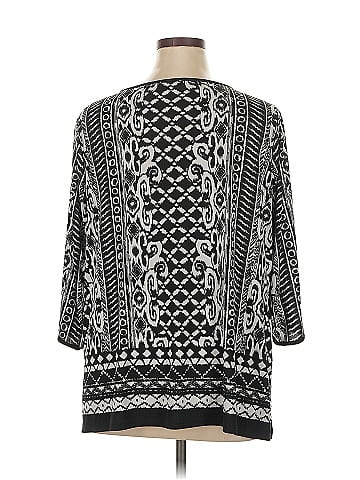 Susan Graver 3/4 Sleeve T-Shirt (view 2)