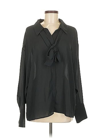 Scoop Long Sleeve Blouse (view 1)