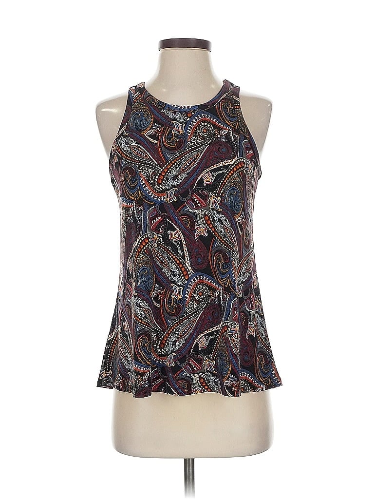 Veronica M. Purple Sleeveless Blouse Size S - photo 1