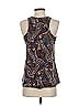 Veronica M. Purple Sleeveless Blouse Size S - photo 2