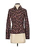 Worth Burgundy Long Sleeve Blouse Size 2 - photo 1