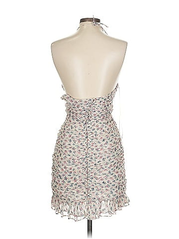 For Love & Lemons Floral White Casual Dress Size S
