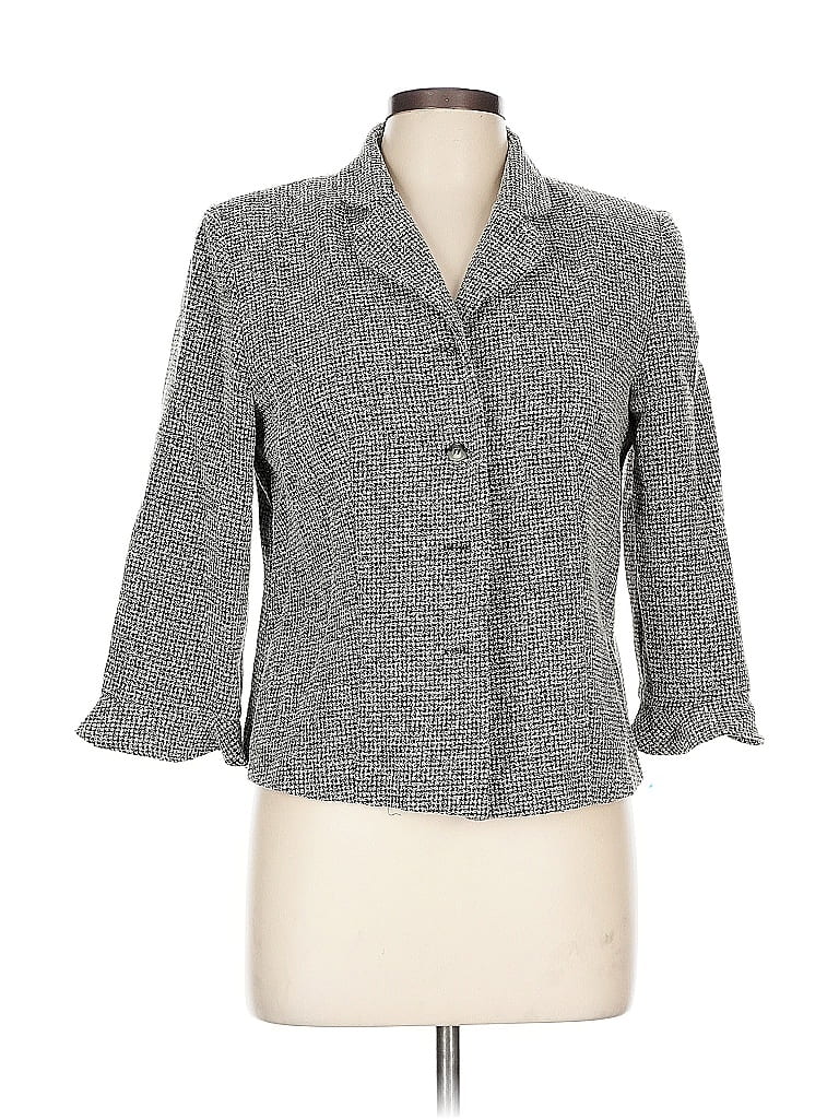 Pre-owned Miss Dorby Blazer Jacket In Gray
