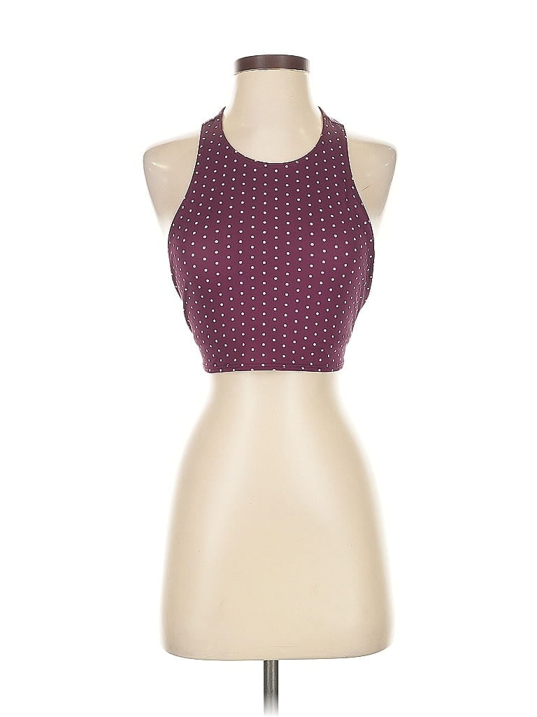 Onzie 100% Polyester Burgundy Tank Top Size S - photo 1