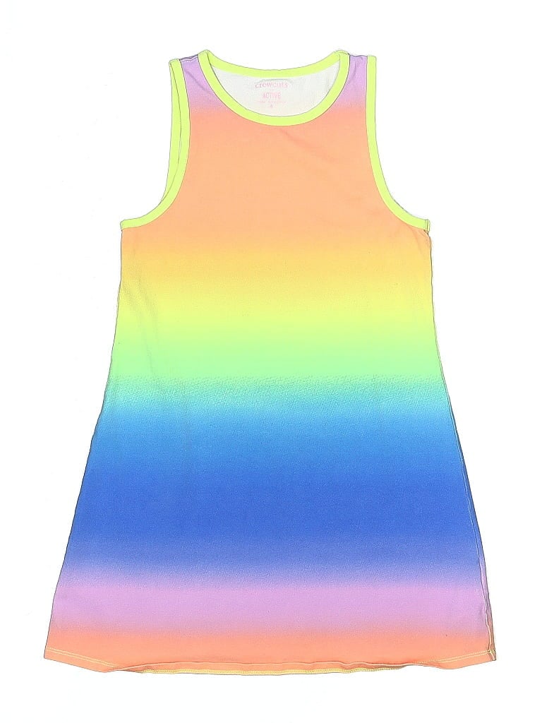 Pre-owned Crewcuts Outlet Kids' Dress In Blue