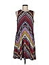 Jones Studio Chevron-herringbone Burgundy Red Casual Dress Size no size - photo 1