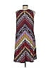 Jones Studio Chevron-herringbone Burgundy Red Casual Dress Size no size - photo 2