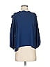 Amanda Uprichard 100% Polyester Blue 3/4 Sleeve Blouse Size P (petite) - photo 1