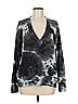 Karen Kane Tie-dye Black Sweatshirt Size M - photo 1