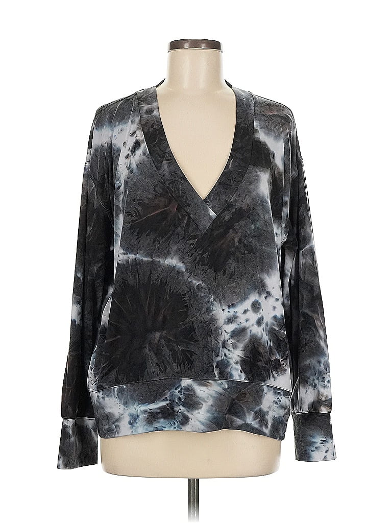 Karen Kane Tie-dye Black Sweatshirt Size M - photo 1