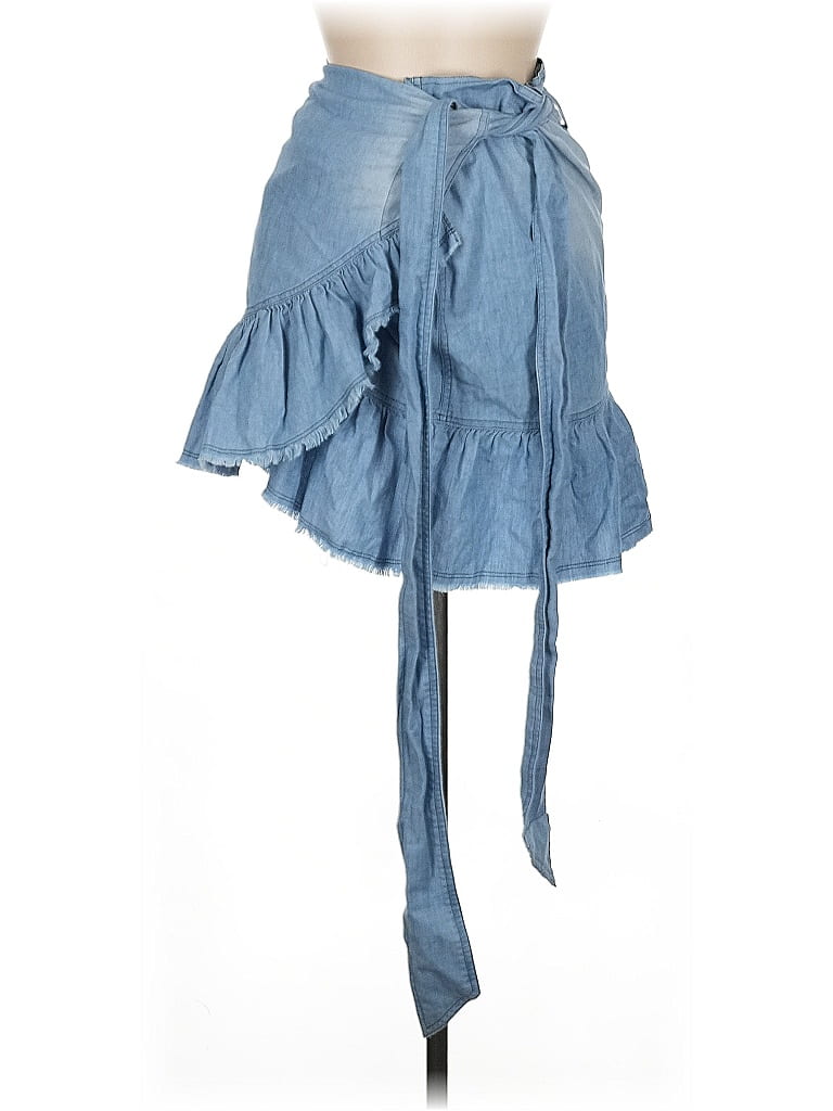 Isabel Marant Étoile Women's Juana Organic Cotton Skirt Blue