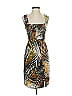 Black Halo Tropical Brown Cocktail Dress Size 4 - photo 1