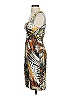 Black Halo Tropical Brown Cocktail Dress Size 4 - photo 4