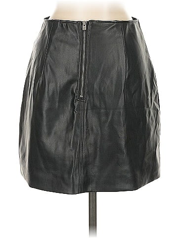 Hollister Faux Leather Skirt (view 2)