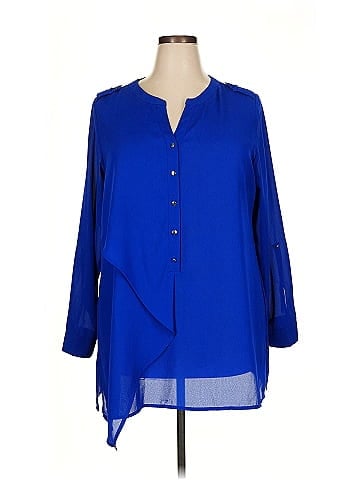 Roz & Ali 3/4 Sleeve Blouse (view 1)