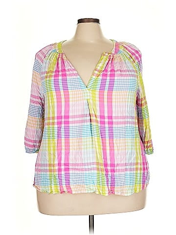 Crown & Ivy 3/4 Sleeve Blouse (view 1)