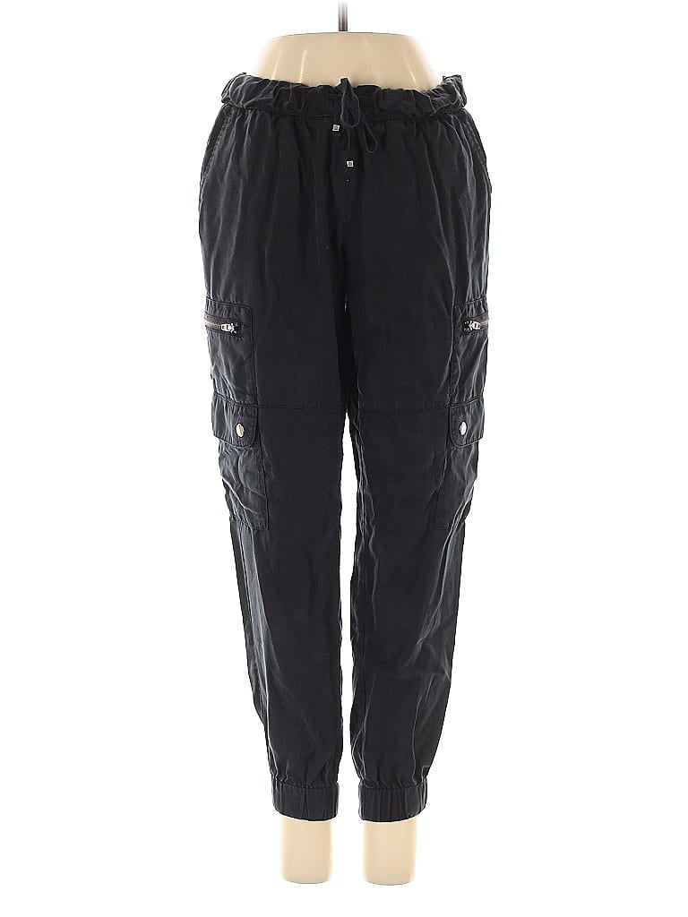 Pre-owned Banana Republic Factory Store Track Pants In Black