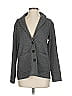 Vitamin Houndstooth Chevron-herringbone Gray Cardigan Size XS - photo 1
