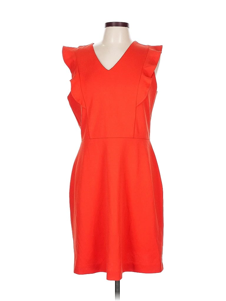 Click to view more detailed imagery on our partner's website Pre-owned Simply Vera Vera Wang Cocktail Dress In Orange