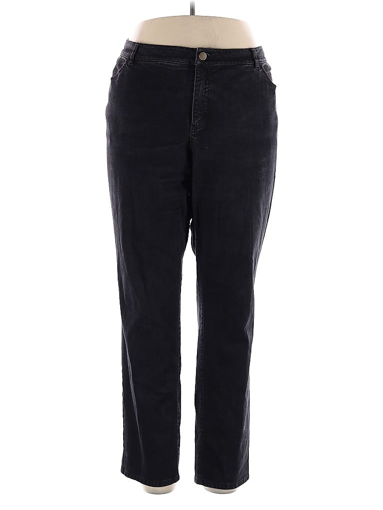 Pre-owned Lafayette 148 Jeans In Black
