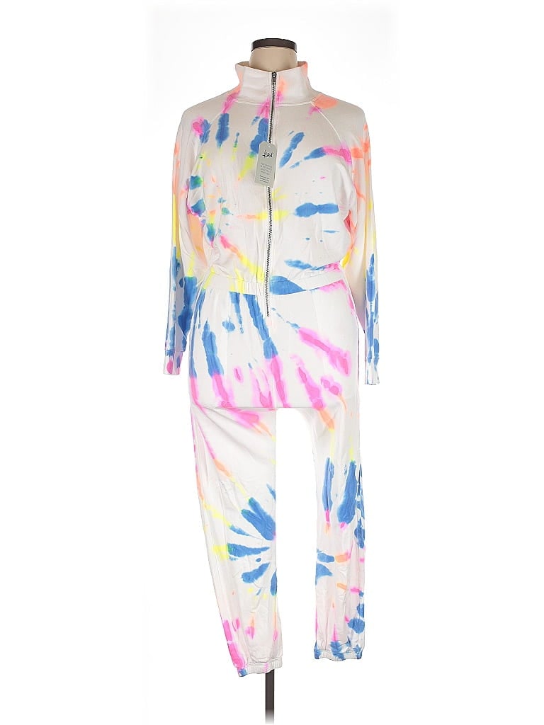 Pre-owned Lezat Jumpsuit In White