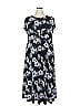 Jessica Howard Floral Black Casual Dress Size 20 - photo 1