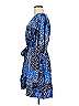 Porridge 100% Rayon Paisley Blue Casual Dress Size M - photo 4